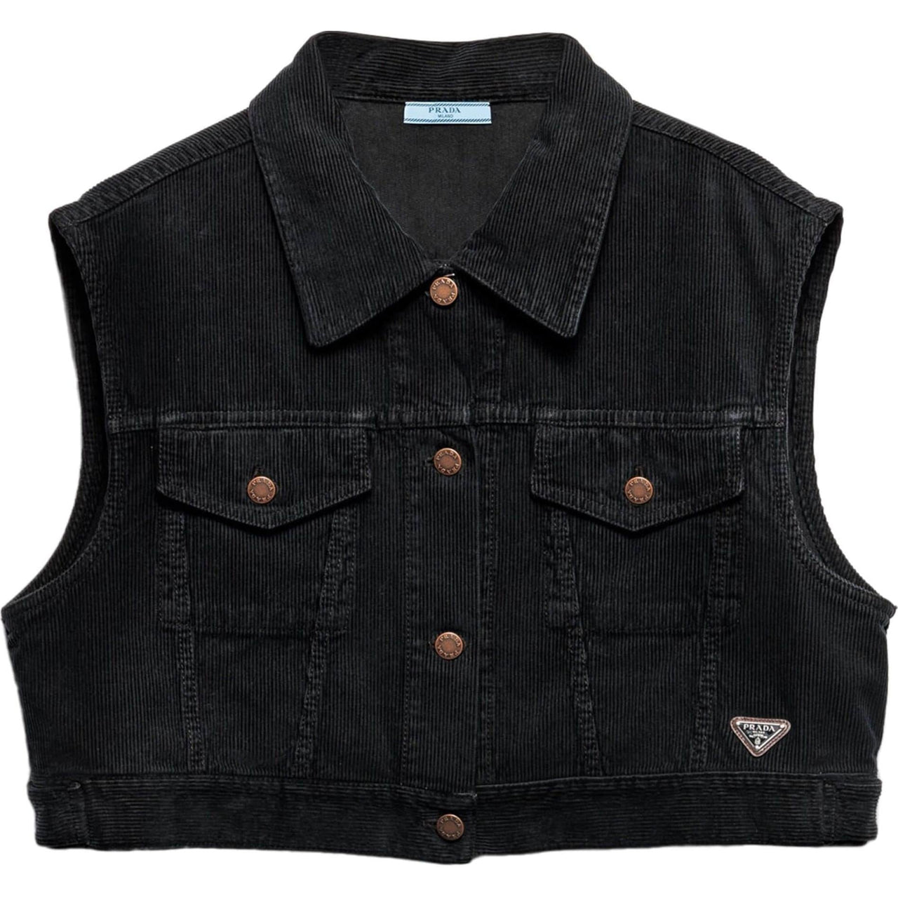 PRADA Corduroy Denim Vest