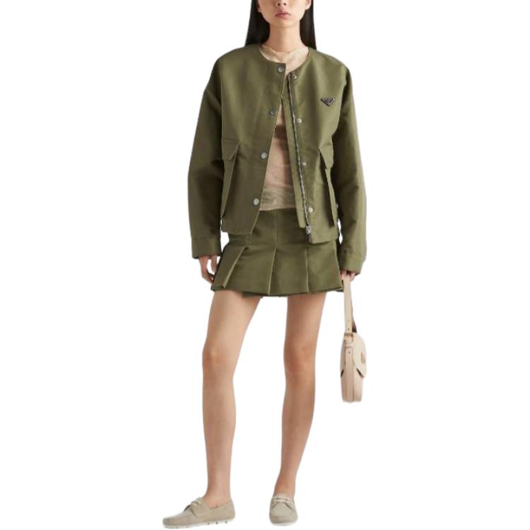 PRADA Casual Short Skirts Women's Green