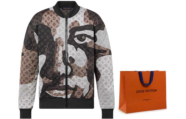 LOUIS VUITTON Monogram Cotton Jersey Bomber