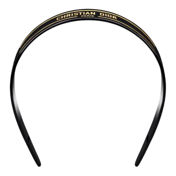 DIOR Acrylic Headbands Women's Black