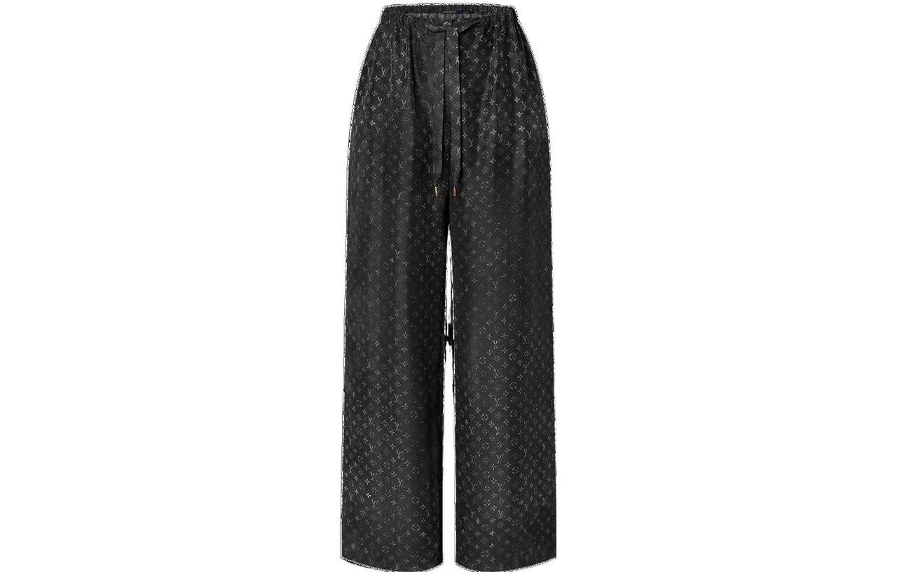 LOUIS VUITTON Casual Pants Women's Black