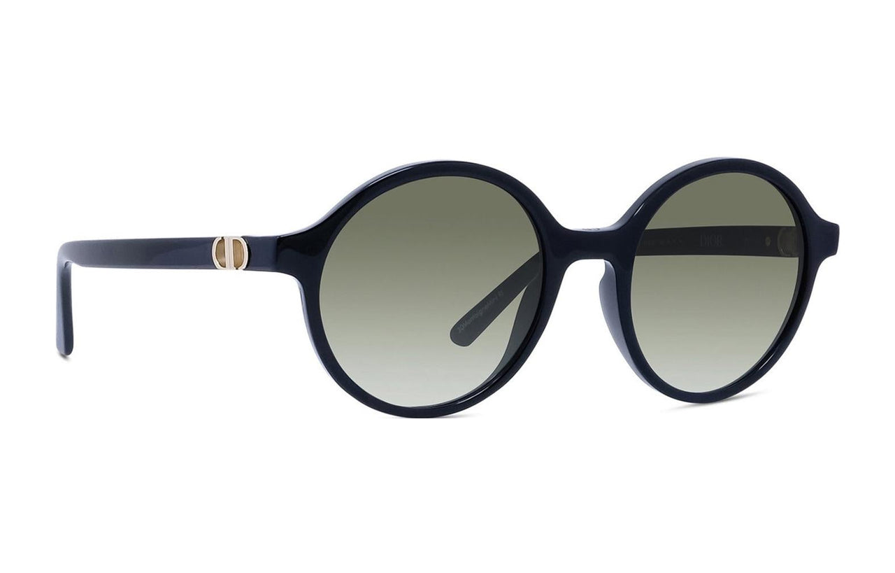DIOR Acetate Round Sunglasses Women's Black