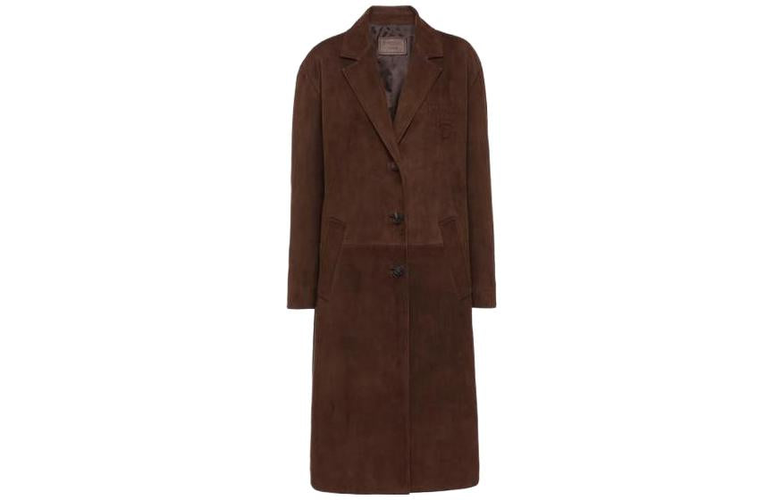 PRADA Coats Women's Brown
