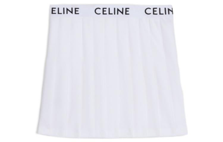 CELINE Casual Short Skirts Women's White