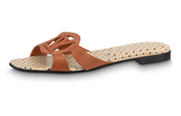 LOUIS VUITTON Isola Stylish Sandals Women's Brown