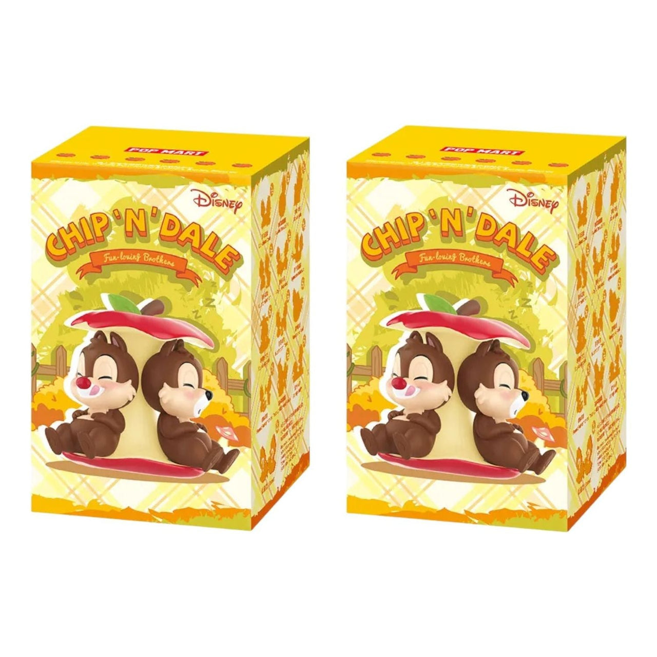 Pop Mart Disney Chip 'N Dale Fun Loving Brother Series Figures Sealed Case (2 Blind Boxes) PPMT-2509-0016-957776881