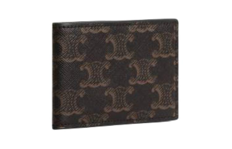 CELINE Canvas Wallet Men's Umber