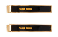 MIU MIU Metal Hair Clips Women's
