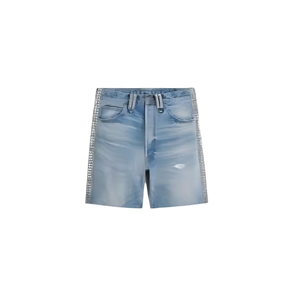CELINE Denim Shorts Men Sky Blue