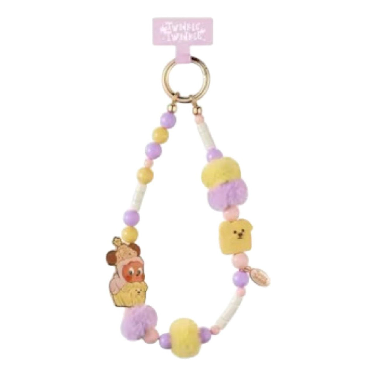 Pop Mart Stars Delicious Moments Collection Cell Phone Lanyard 'Chestnut Cream' PPMT-2509-0063-967445454