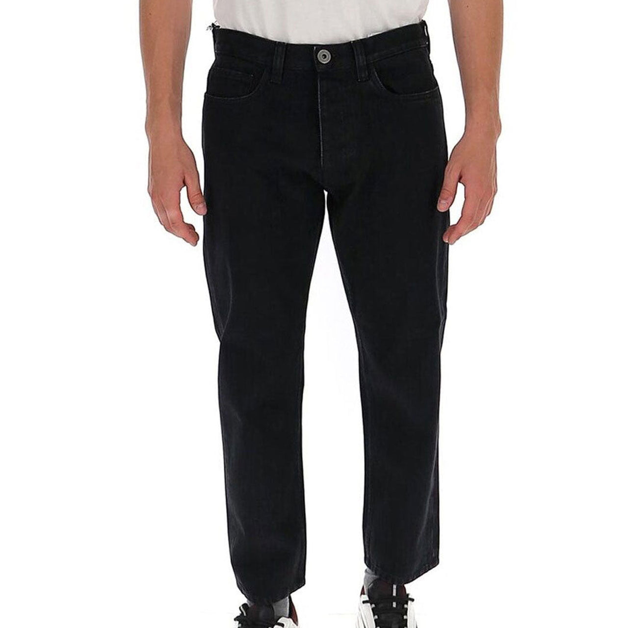 PRADA Denim Trousers Men's Black
