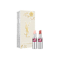 SAINT LAURENT 2024 Christmas Limited Edition Candy Glaze Lip Stain Makeup Sets Easy to Blend Natural 3.2g+3.2g