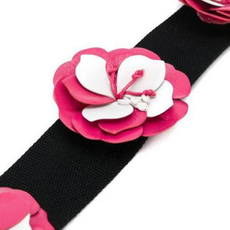 PRADA Bag Straps Women's Pink/Black