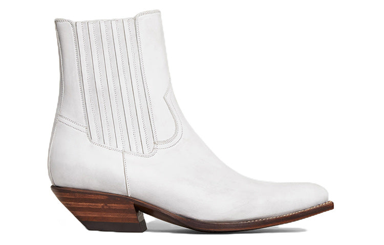 CELINE Cruiser Chelsea Boots Women's White
