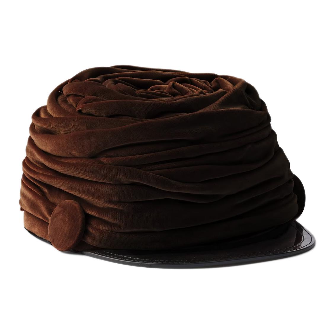 PRADA Cotton Hats & Caps Women's Tobacco