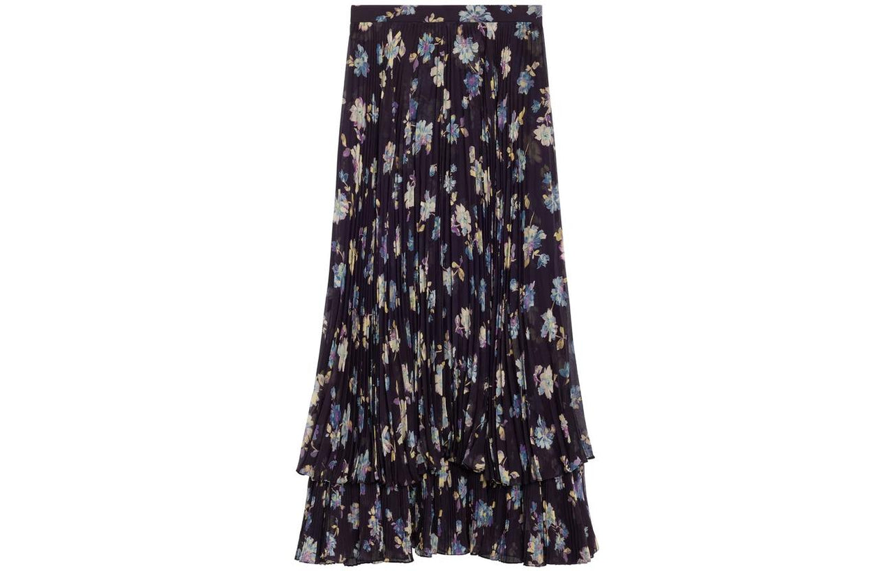 CELINE Casual Long Skirts Women's Black
