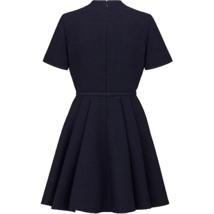 DIOR Short-Sleeved Dresses Women's Marine Blue