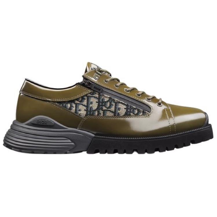 DIOR Combat Low Top Casual Shoes Men's Green
