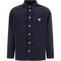 PRADA Shirts Men Blue