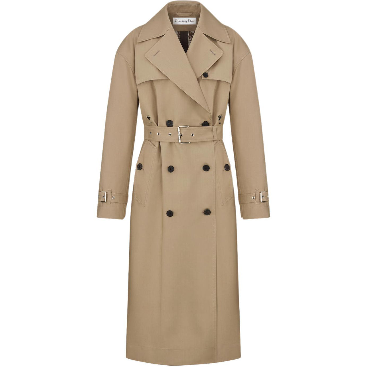 DIOR Trench Coats Women's Beige
