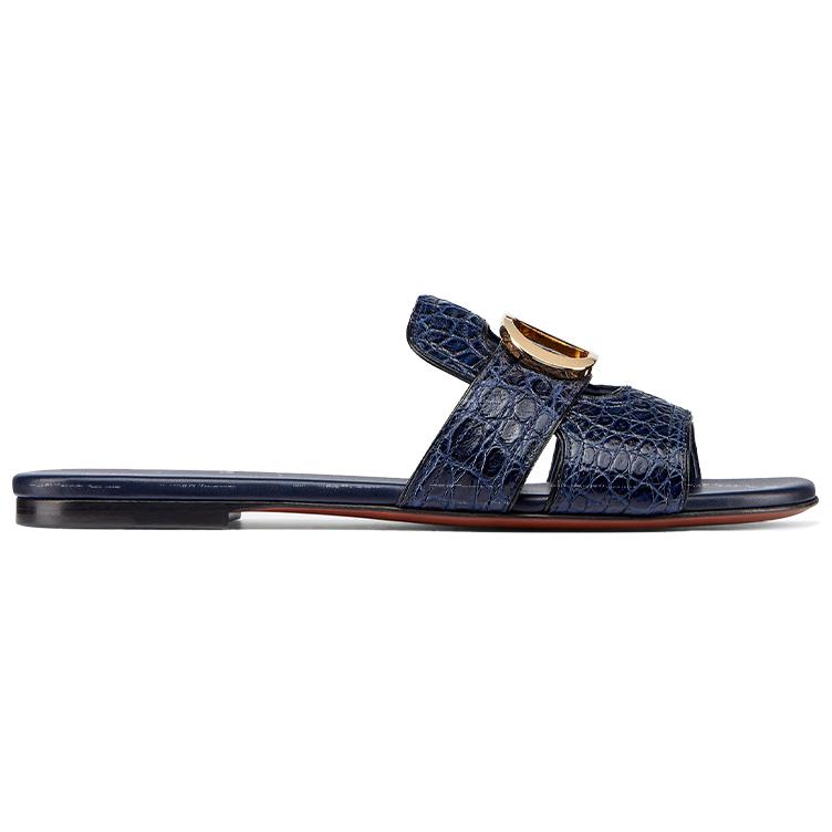 DIOR 30 Montaigne Slide Slippers Women's Indigo