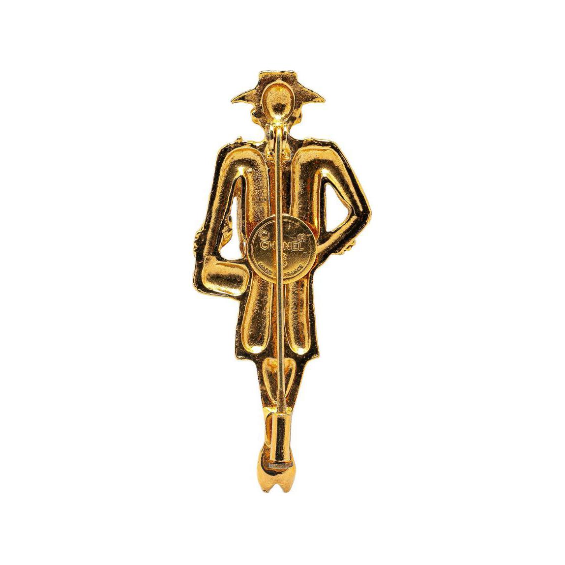 CHANEL 1971 1980 Mademoiselle Brooch