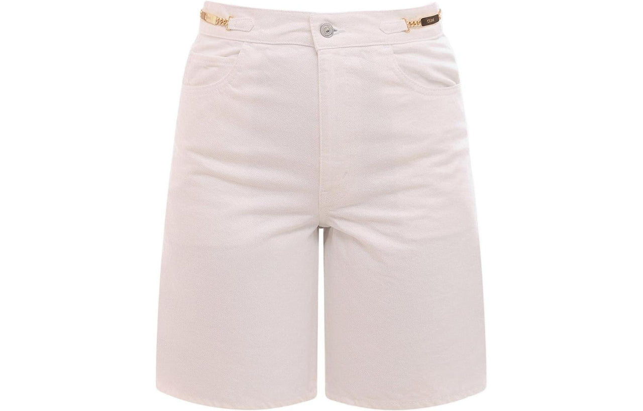 CELINE Casual Shorts Women's White