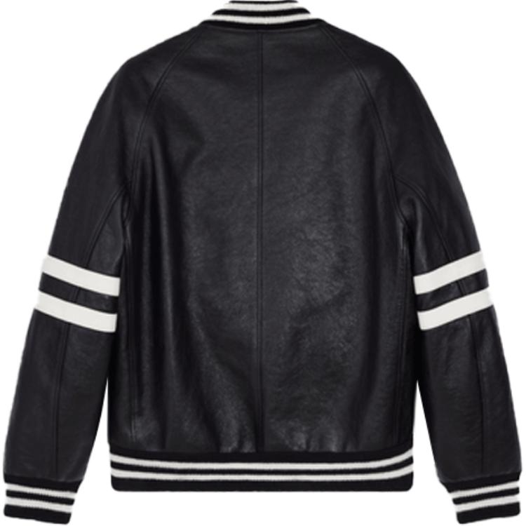 CELINE Leather Jacket Men's Black