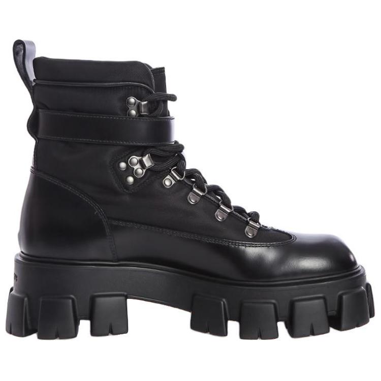 PRADA Ankle Boots 6cm Men's Black