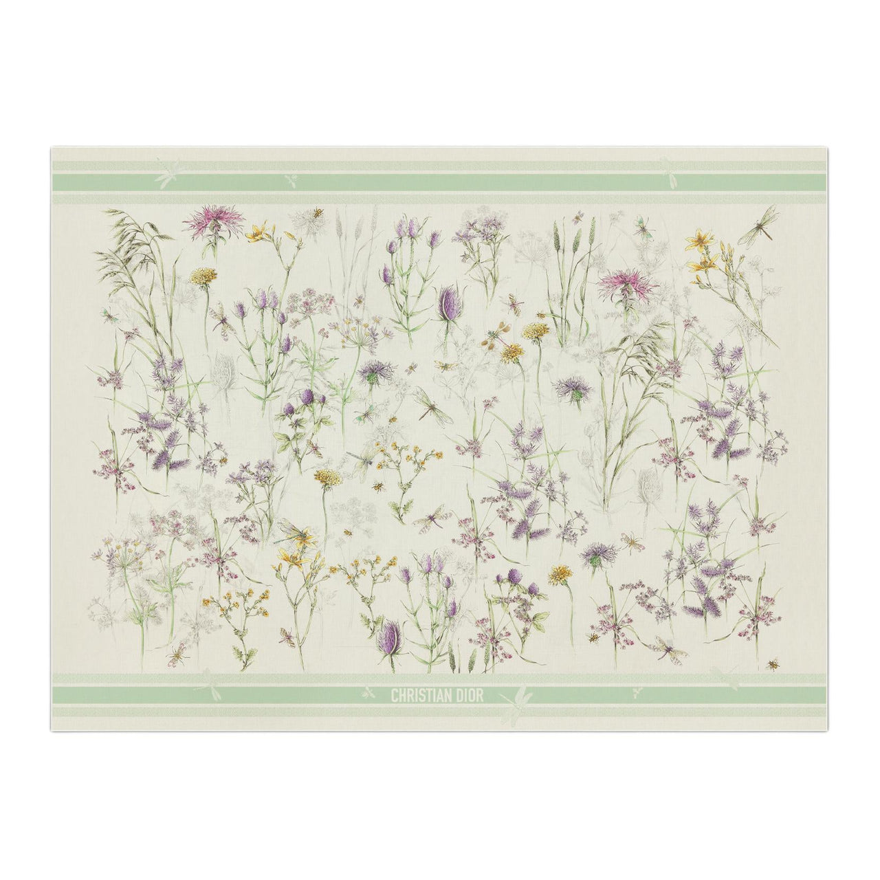 DIOR Cotton Shawls Women's Green
