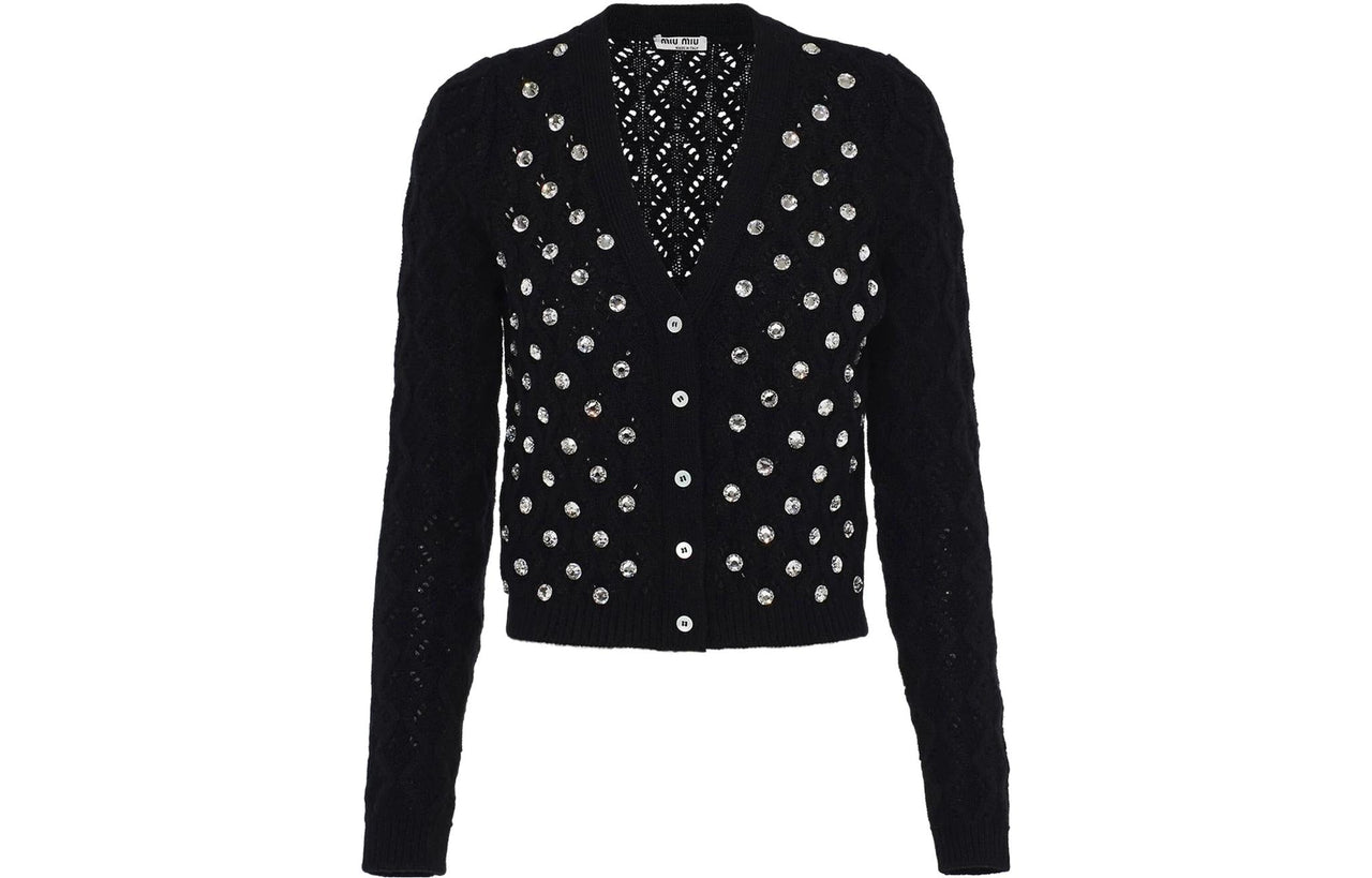 MIU MIU Cashmere Sweaters Women's Black