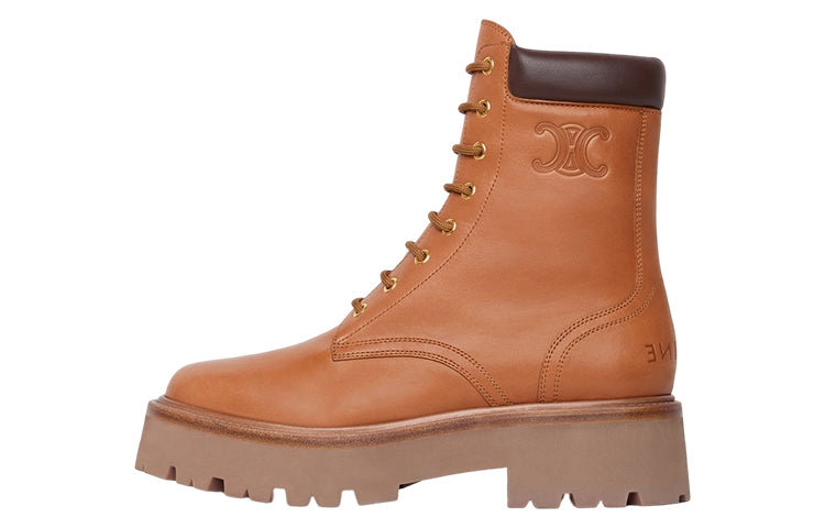 CELINE Ankle Boots Women's Brown