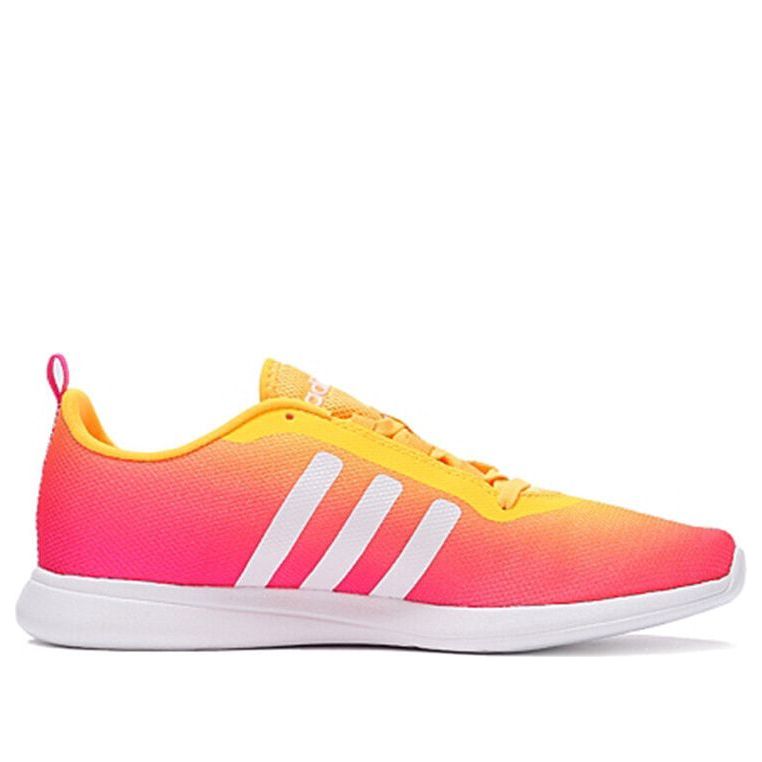 (WMNS) حذاء رياضي adidas neo Cloudfoam Pure باللون الوردي والأصفر F99665
