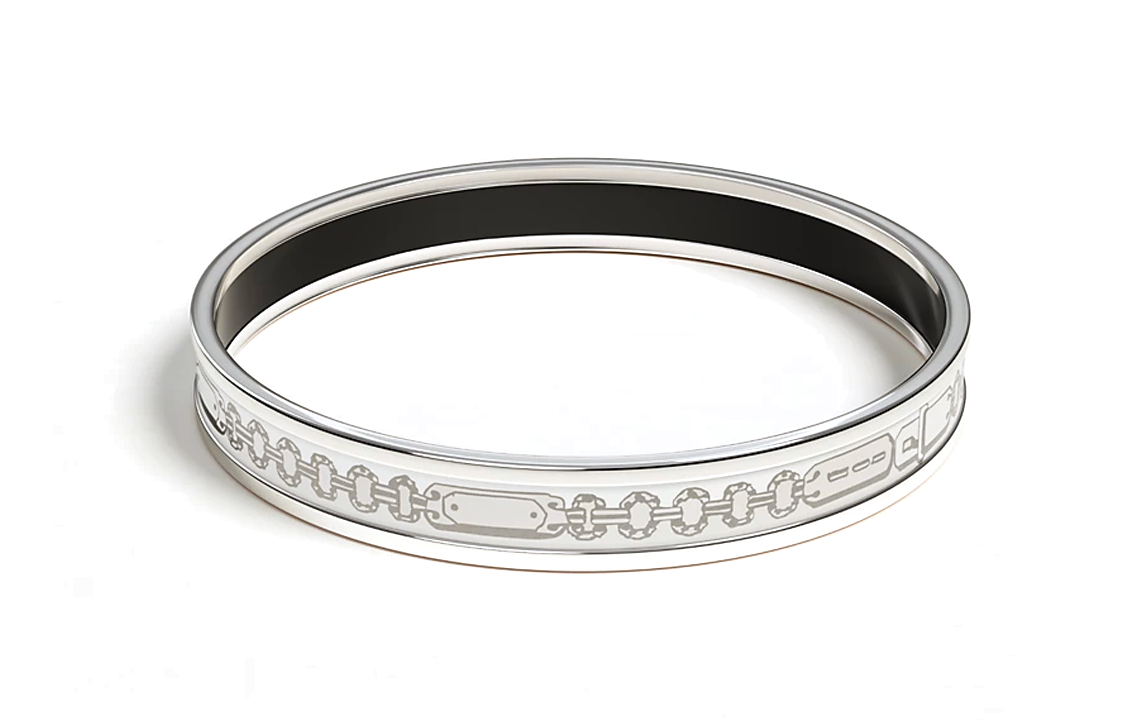 HERMES Bangles Women's Silver
