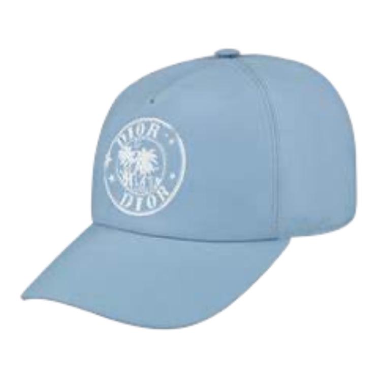 DIOR Polyester Baseball Caps Unisex Blue