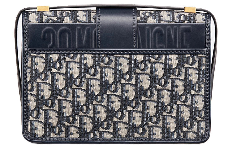 DIOR 30 Montaigne Bag Blue DIOR Oblique Jacquard