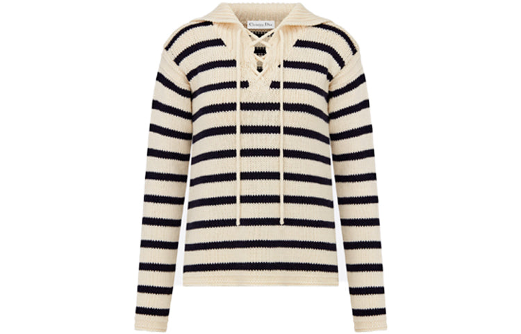 DIOR Quarterly New Products Cashmere Sweaters Women's Ecru