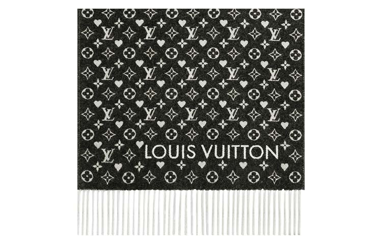 LOUIS VUITTON Game On Cashmere Knit Scarves Unisex