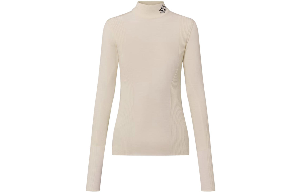 LOUIS VUITTON Ribbed Accent Pullover