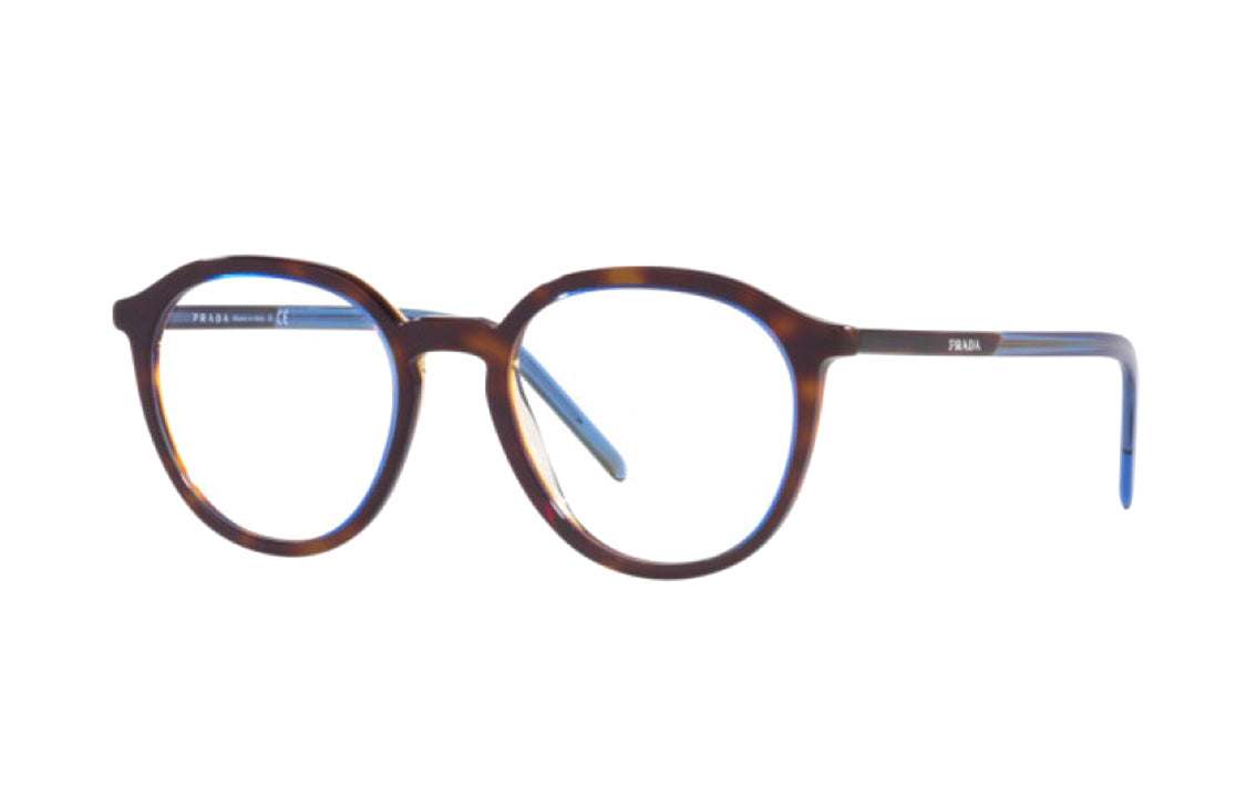 PRADA Eyeglass Frames Men Brown
