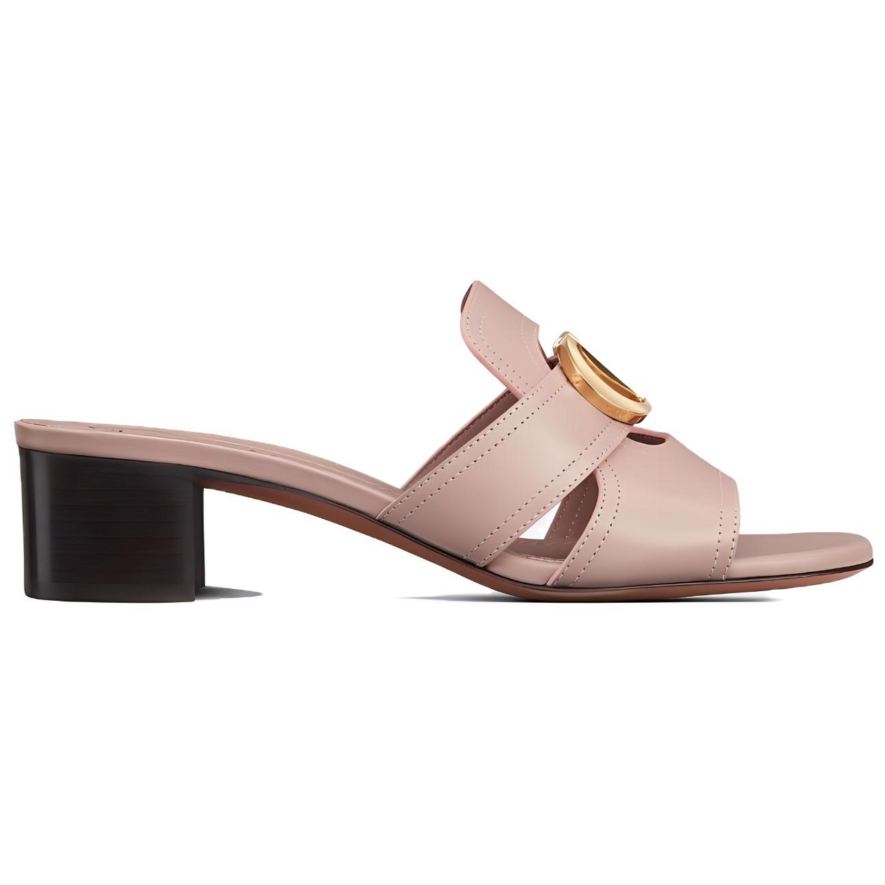 DIOR 30 Montaigne Other Slip-Resistant Slide Slippers 4cm Women's Pink