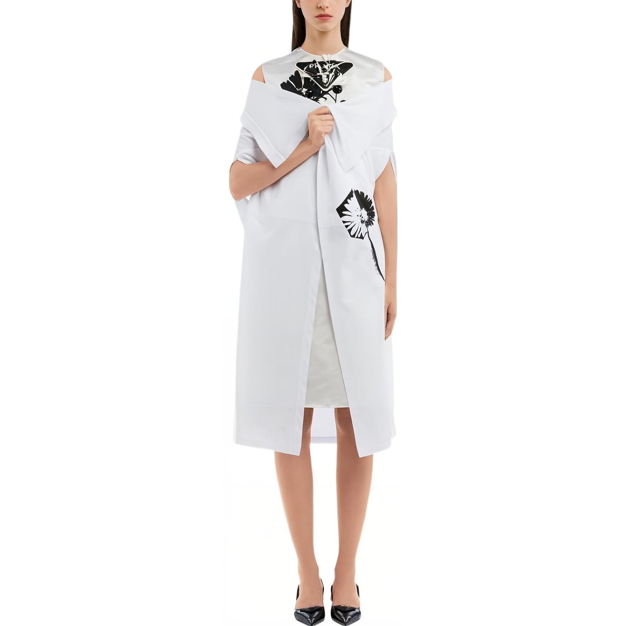 PRADA Cloaks Women's Light Gray