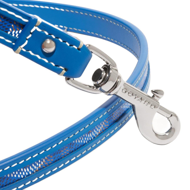 GOYARD Goyardine Canvas With Clamecy Cow Leather Dog's Teeth Bag Straps Unisex Blue