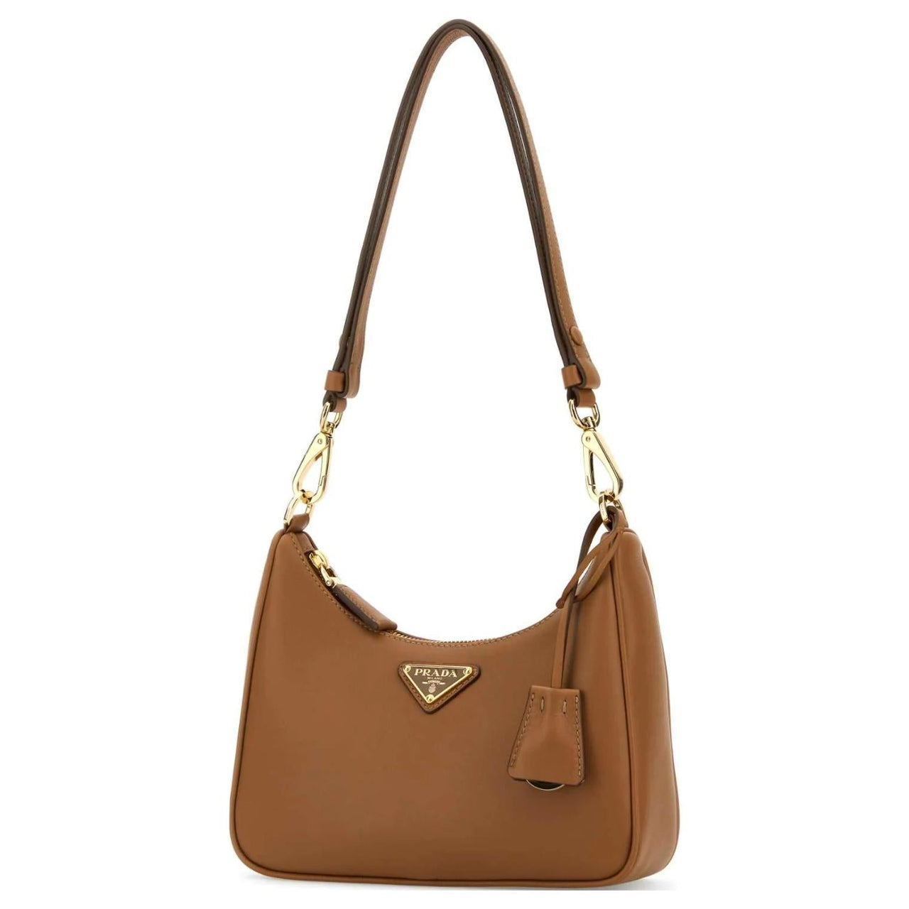 PRADA Cow Leather Crossbody Bag, Shoulder Bag Mini Women's Brown