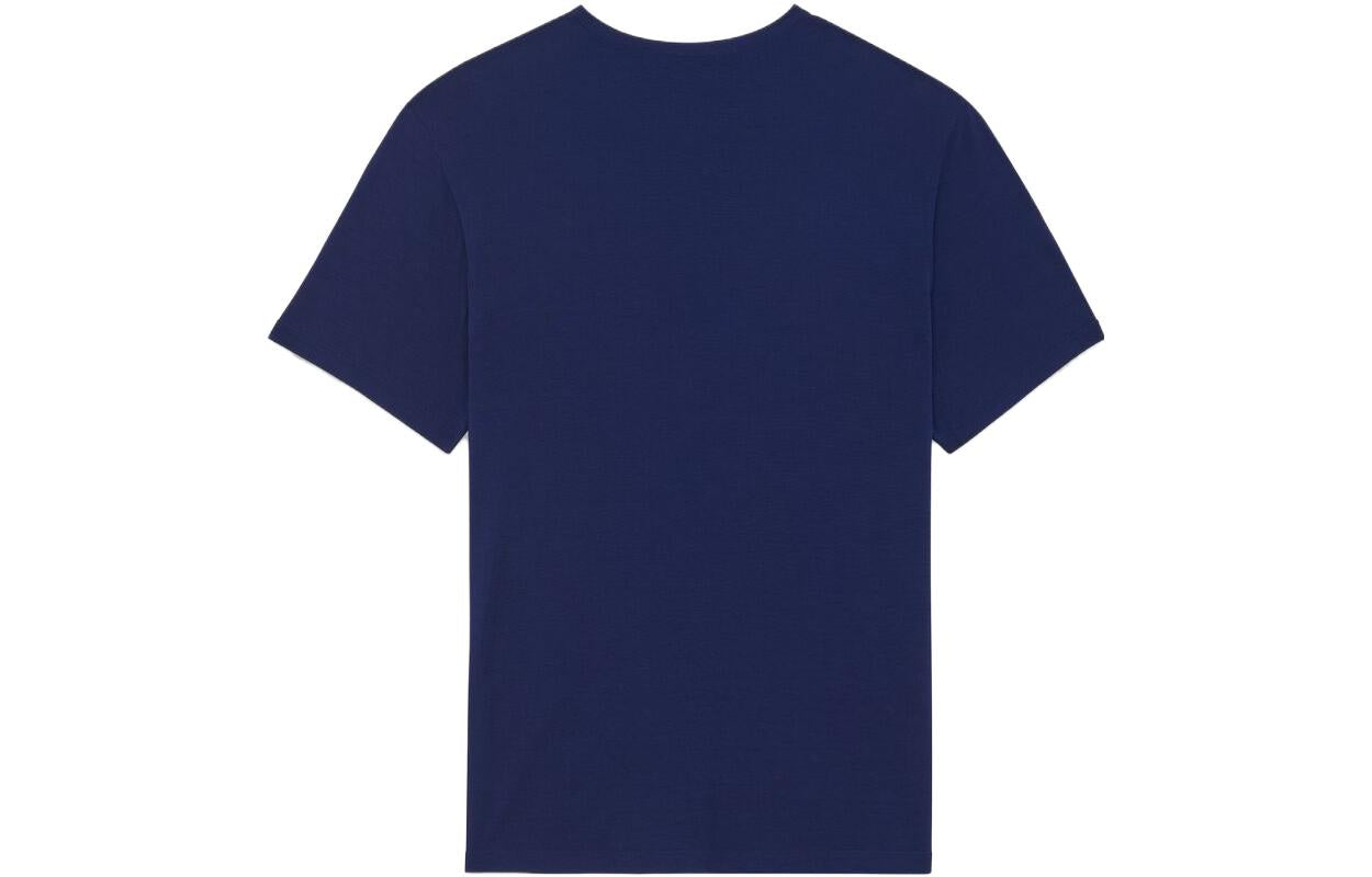 SAINT LAURENT Logo Embroidered Crewneck T Shirt