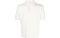 SAINT LAURENT Cassandre Short-Sleeved Polo Shirt