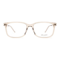 SAINT LAURENT Acetate Metal Rectangular Eyeglass Frames Men's White