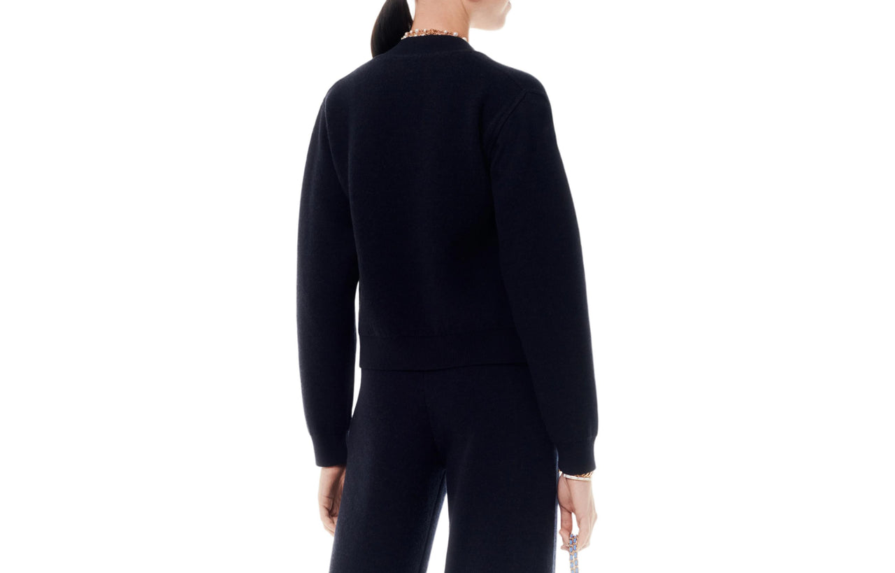 CHANEL 24 Spring Summer New Arrivals Cashmere Sweater Women's Black