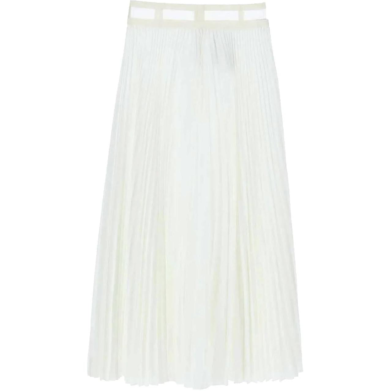 DIOR Casual Long Skirts Women's Milk White