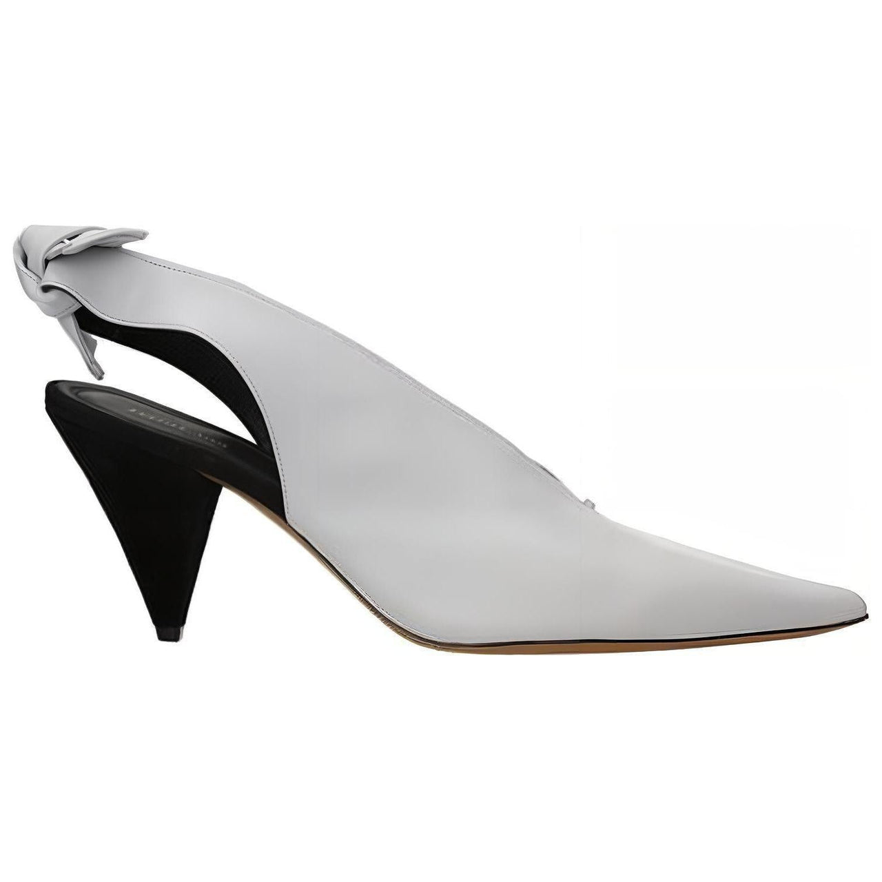 CELINE Cone Heel High Heels Women's Gray